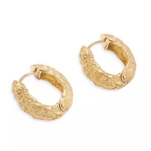 Completed Works Foil Hing Hoop Earrings